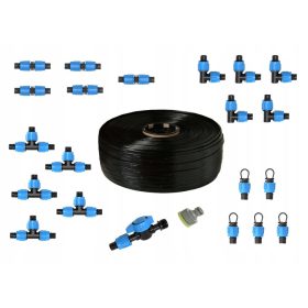   Optimized name: Visokokakovostni 200m trak za kapljanje cevi + komplet 22 dodatkov

Optimized description: 
<b>Visokokakovostni 200m trak za kapljanje cevi + komplet 22 dodatkov</b>