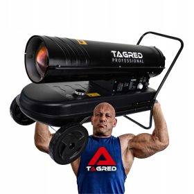   Močna nagrzewnica oljnega grelnika TAGRED, termostat, LCD zaslon, moč 50kW