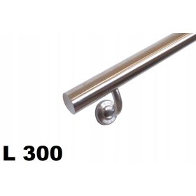 Jeklena ograja iz nerjavečega jekla 300 cm