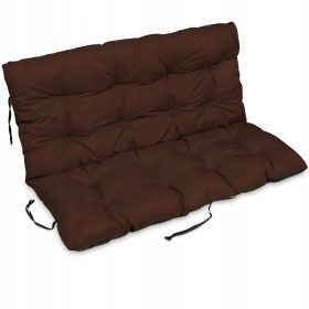 Rjava vodoodporna blazina za vrtno gugalnico 140x110