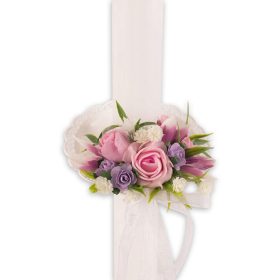 DROP HAND z dekoracijo za svečko obhajilo za krst