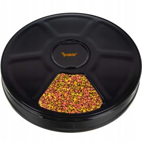    Avtomat za hranjenje, upočasnitev hrane, iz umetne mase Purlov, črn, 0,9 l