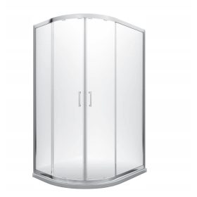 Tuš kabina Besco Modern 185 z drsnimi vrati 100 x 80 cm