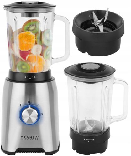 Transa Electronics Visokozmogljiv stekleni mešalnik BT-19 1600 W