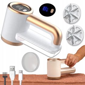   MOCNA GOLARKA ZA OBLAČILA 2000mAh 6 REZIL 5 W LCD ZASLON + KABEL