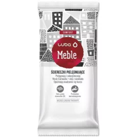 LUBA Leseno pohištvo krpe za nego 32 kosov bele barve