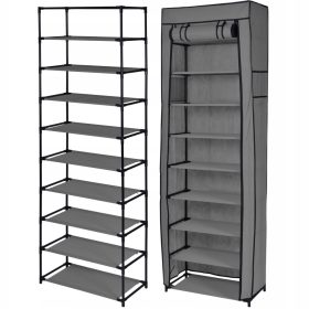 Garderoba za čevlje Lea 57 x 172 x 29 cm antracitna