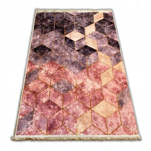 Preproga za dom s kratkimi lasmi, visokokakovostna in modna, dimenzije 130 x 190 cm. Mehka in gosta preproga, primerna za vsak prostor v vašem domu. Izjemno trpežna s antiposlizgovim spodnjim delom, k