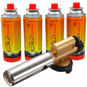 Plinski gorilnik Lutlama z železnim gorilnikom + 4 plini