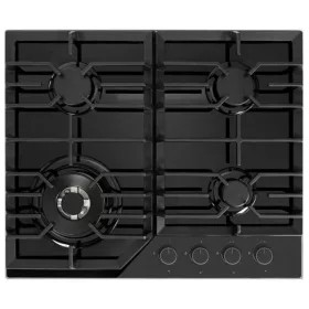    KERNAU KGH6431TCIB WOK steklena plinska kuhalna plošča 8,8kW