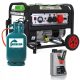 Prenosni trifazni generator Barracuda 2800 W na bencin z možnostjo uporabe LPG