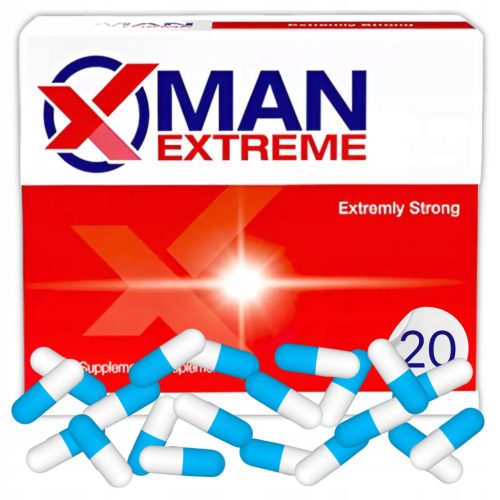 Kapsule MAN-EXTREME x20 za Močno Erekcijo in Maksimalno Uživanje