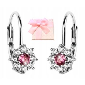 SREBRNI UHANI CVETLIČNIH MOTIVOV ZA DEKLICE