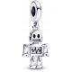 Robot Beast Bot Srebro 925 Slovenian Charm Obesek