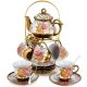 Elegantni porcelanasti servis za čaj in kavo The Royal Tea Set
