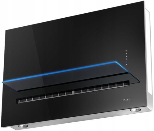 Velge VCCH 9003 B Okap kamin 90 cm jeklo LED