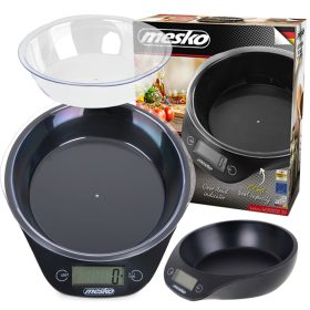  Mesko-AGD kuhinjska tehtnica za kuhinjo, črna, 5 kg