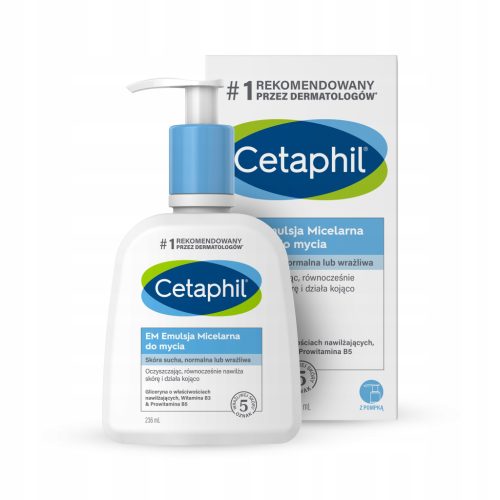 Cetaphil EM Micelarna Čistilna Emulzija z Dozirno Črpalko, 236 ml