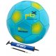 Nogometna žoga Meteor FBX, velikost 3 + ročna tlačilka Enero