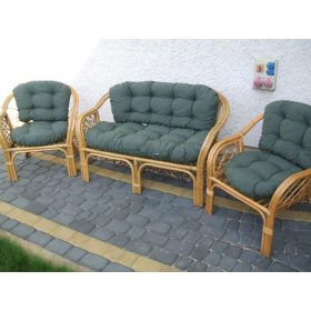   Blazine za vrtno pohištvo iz ratana - Odporna na vodo in barva zelena