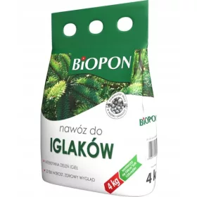 Naravno gnojilo za iglavce Biopon Granulat 4 kg