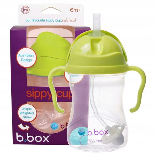 B.Box BB00512 Otroška skodelica s slamico 240 ml Ananas