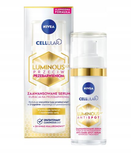 Nivea Cellular Luminous630® Serum za izenačevanje tena in zmanjšanje pigmentacije 30 ml