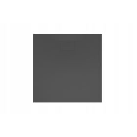 Eleganten kvadratni tuš kabina LAVANO, črna, 100x100 cm