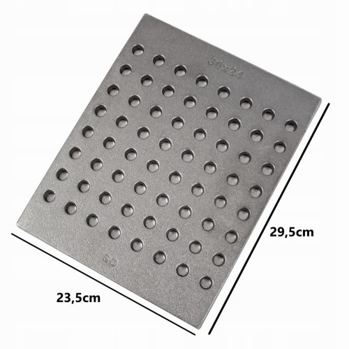 LITOŽELEZNA REŠETKA ZA KAMINSKO PEČ 23,5X29,5