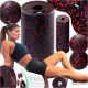 Medi Sleep Masažni Set 30 cm x 15 cm Črn