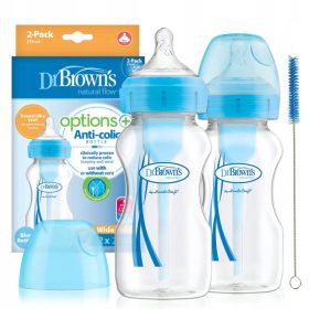 Dr Brown's OPCIJE Široka plastenka 270 ml 0 + 2 pak