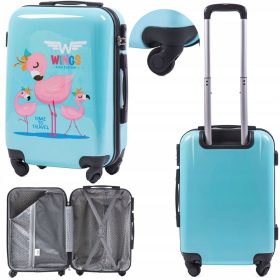 Kabinski kovček za otroke FLAMINGI WINGS S 38L
