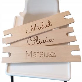 Stolček za hranjenje z graviranjem IKEA ANTILOP