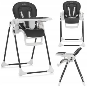   Optimized name: Moderen stolček za hranjenje Sesttino Silla 6m+ 15kg črn