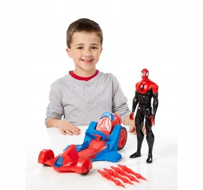 DUŽA FIGURKA SPIDERMAN TURBO RACER