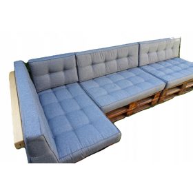 Zunanje blazine za tri palete SILVER 22 GREY set 8 kosov