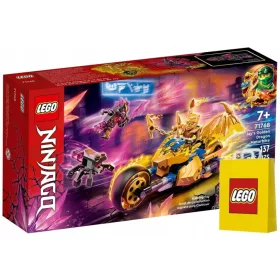   LEGO Ninjago Zlati Zmajev Motocikel 71768 + LEGO Papirnata Vrečka