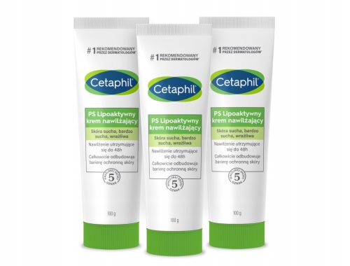 Cetaphil PS Lipoaktivna vlažilna krema 100g - paket 3 kosov