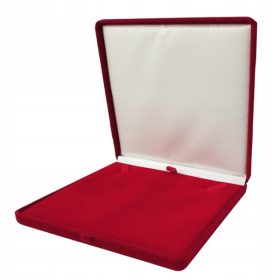  Velika škatla za nakit, rdeča ogrlica, ogrlica