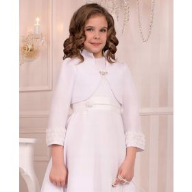 Bolero za obhajilo z žoržetom, velikost 134