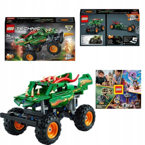 LEGO Technic Pošastni Jam Dragon 42149 + LEGO KATALOG 2024 NOVO