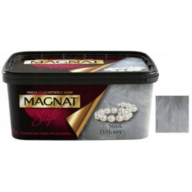   Strukturna akrilna stenska barva Magnat 4,5 kg odtenki sive in srebrne mat