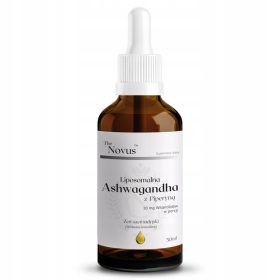   The Novus ASHWAGANDHA Liposomalna z Piperyną (10mg witanolidów) – 50ml