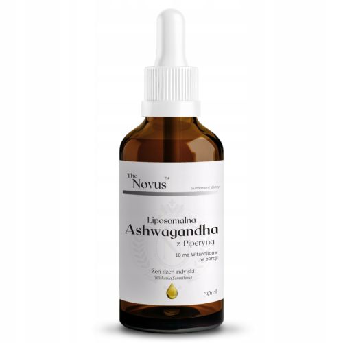The Novus ASHWAGANDHA Liposomalna z Piperyną (10mg witanolidów) – 50ml