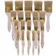Set ploščatih čopičev različnih oblik Gold Tools 5 cm
