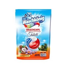 Der Pralni Kralj Kapsule za Pranje Barvnega Perila 50 kosov