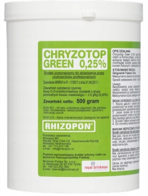 Royal Brinkman koreninski stimulator Chryzotop Green 0,25% 500g 0,5kg