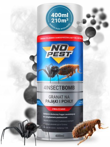No-Pest 4Insect Bomb granata za pajke in bolhe 400 ml