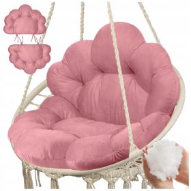 Blazina za viseči stol DOMAREX 60 x 85 x 15 roza