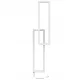GRADNJA DOMA električni kopalniški radiator 274 W 300 x 1230 mm bel